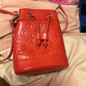 Glamaholic mini red bucket bag
